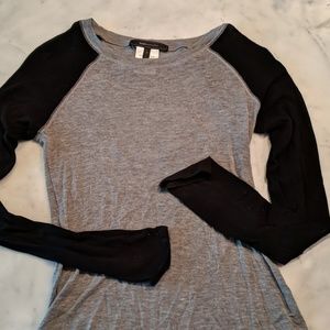 Long sleeved sheer sweater